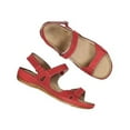 thumbnail image 1 of CHUMUD Women's Wedge Sandals Cutout Open Toe Adjustable Hook & Loop Ankle Strap Comfort Walking Shoes, 1 of 6