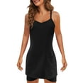 thumbnail image 1 of CHUMUD Womens 2 Piece Sleeveless Sets Summer Camisole Tennis Dresses and Shorts Set Summer Casual Athletic Outfit with Pocket, 1 of 6