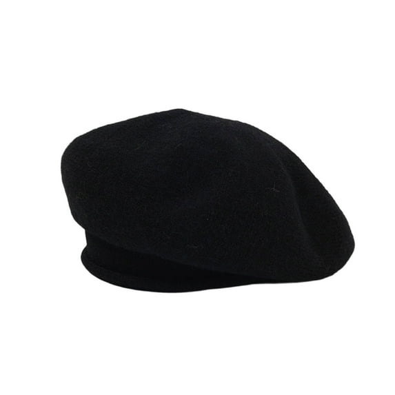 CHUMUD Womens Fashionable French Wool Berets Trendy Hats Fashion Solid Color Ladies Beret Caps
