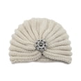 thumbnail image 1 of CHUMUD Womens Knitted Hat Round Bead Accessory Woolen Hats Fall Winter Warm Cap, 1 of 2