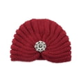 thumbnail image 1 of CHUMUD Womens Knitted Hat Round Bead Accessory Woolen Hats Fall Winter Warm Cap, 1 of 3