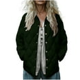 thumbnail image 1 of CHUMUD Womens Lightweight Quilted Jacket Fall Button Down Diamond Puffer Jackets Winter Warm Padded Coat with Pockets, 1 of 9