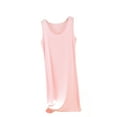 thumbnail image 1 of CHUMUD Womens Long Nightgown Wide Strap Sleep Shirt Sleeveless Chemise Sleepwear Loose Pajama Dress Soft Loungewear Casual, 1 of 9