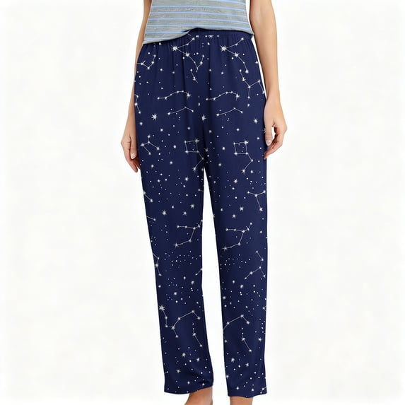 CHUMUD Womens Pajama Pants Cotton Sleep & Lounge Pants Elastic Waisted PJ Bottoms (Avail in Plus Sizes)
