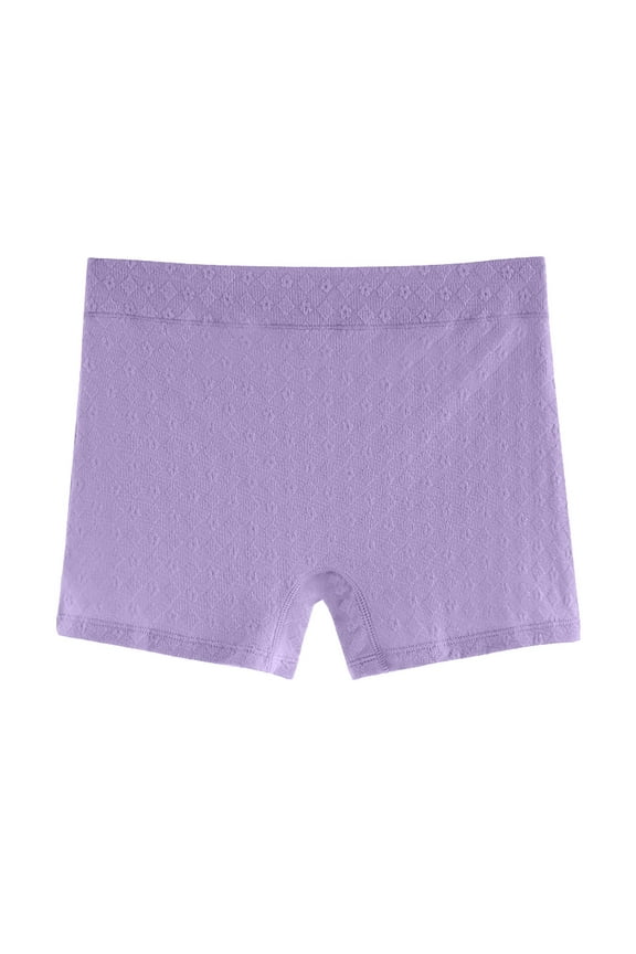 Womens Plus Size Seamless Boy Shorts Underwear Full Coverage Soft Boxer Briefs High Waisted Panties