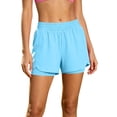 thumbnail image 1 of CHUMUD Womens Quick Dry Athletic Shorts, Lightweight Breathable Running Shorts with Liner and Pockets, 1 of 7