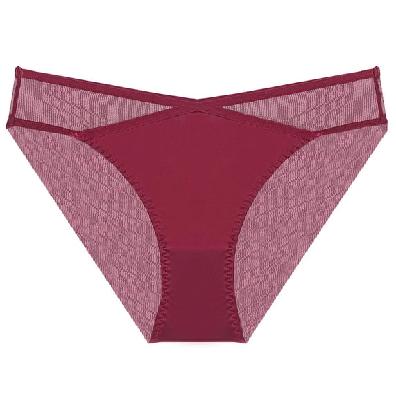 CHUMUD Womens Satin Underwear Briefs Low Waisted Panties Comfort Stretch Fit