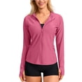 thumbnail image 1 of CHUMUD Womens UPF 50+ Jacket Sun Protection Golf Athletic Jackets Quick Dry Lightweight Full Zip Long Sleeve Sun Shirts with Pockets, 1 of 8