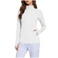thumbnail image 1 of CHUMUD Womens UPF 50+ Jackets Sun Protection Golf Athletic Jackets Lightweight Quick Dry Full Zip Long Sleeve Sun Shirts with Pockets, 1 of 7