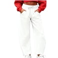 thumbnail image 1 of CHUMUD Womens Wide Leg Sweatpants Baggy Loose Elastic Drawstring Pants Casual Athletic Joggers Running Fitness Sports Daily Wear (Available in Plus), 1 of 9