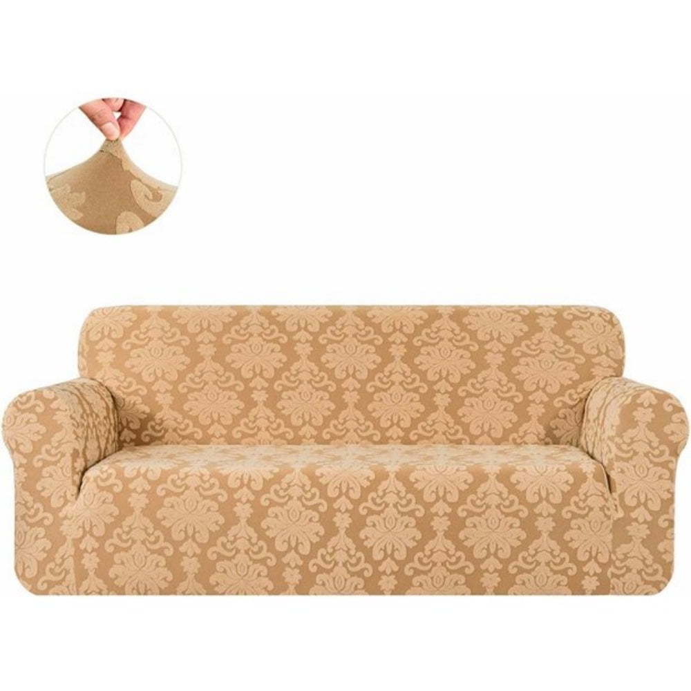 CHUN YI 1Piece Jacquard Damask Stretch Sofa Cover Slipcover Couch