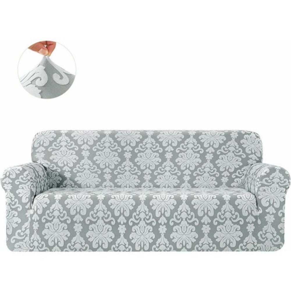 CHUN YI 1Piece Jacquard Damask Stretch Sofa Cover Slipcover Couch