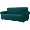 thumbnail image 1 of CHUN YI 1 Piece Stretch Houndstooth Sofa Slipcover Couch Cover (Teal, XL Sofa), 1 of 5