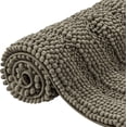thumbnail image 1 of CHUN YI Non-Slip Bathroom Mat Absorbent Plush Polyester, 24"x60", Brown, 1 of 6