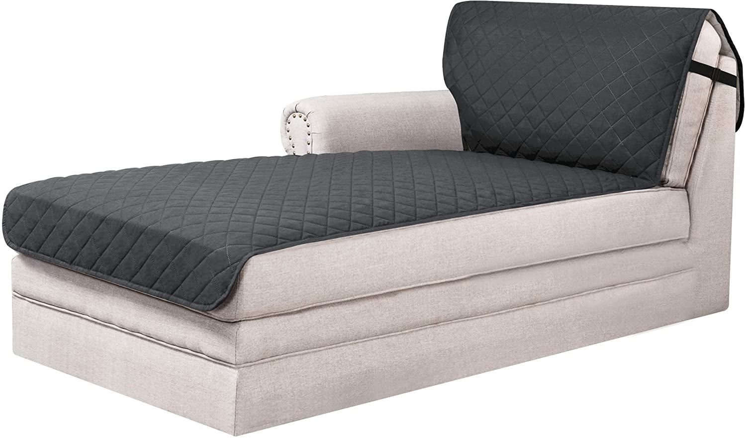 CHUN YI Reversible Sofa Chaise Slipcover Chaise Lounge Cover Sectional