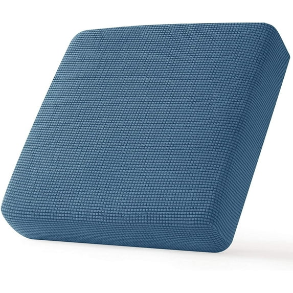 CHUN YI Spandex Stretch Couch Cushion Covers Sofa Seat Slipcovers,3PC,Smoky Blue