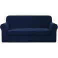 thumbnail image 1 of CHUN YI Stretch 2 Piece Houndstooth Sofa Slipcover Couch Cover,Navy,Sofa, 1 of 6