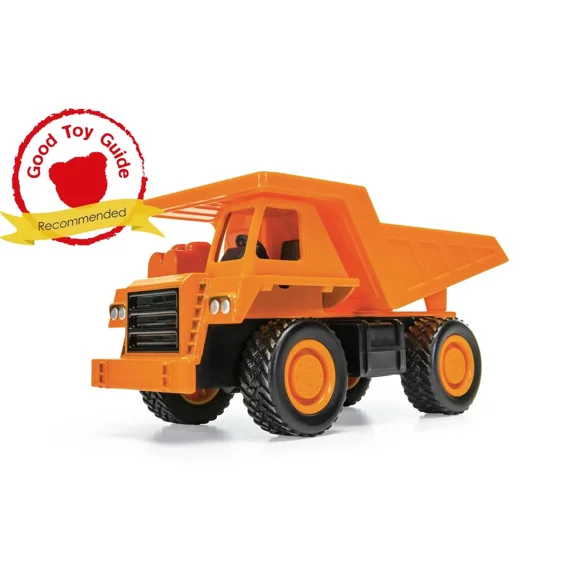 CHUNKIES CH086 Dumper Truck - Orange Construction Toy Vehicle