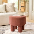 thumbnail image 1 of Better Homes & Gardens Adlin Ottoman, Rust, 1 of 8