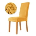 thumbnail image 1 of CHUNTIAN 1/2/4/6PCS Velvet Fabric Chair Cover Super Soft Chair Covers For Dining Room Luxurious Office Seat Cases Stretch For Banquet, 1 of 6