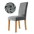 thumbnail image 1 of CHUNTIAN 1/2/4/6PCS Velvet Fabric Chair Cover Super Soft Chair Covers For Dining Room Luxurious Office Seat Cases Stretch For Banquet, 1 of 6
