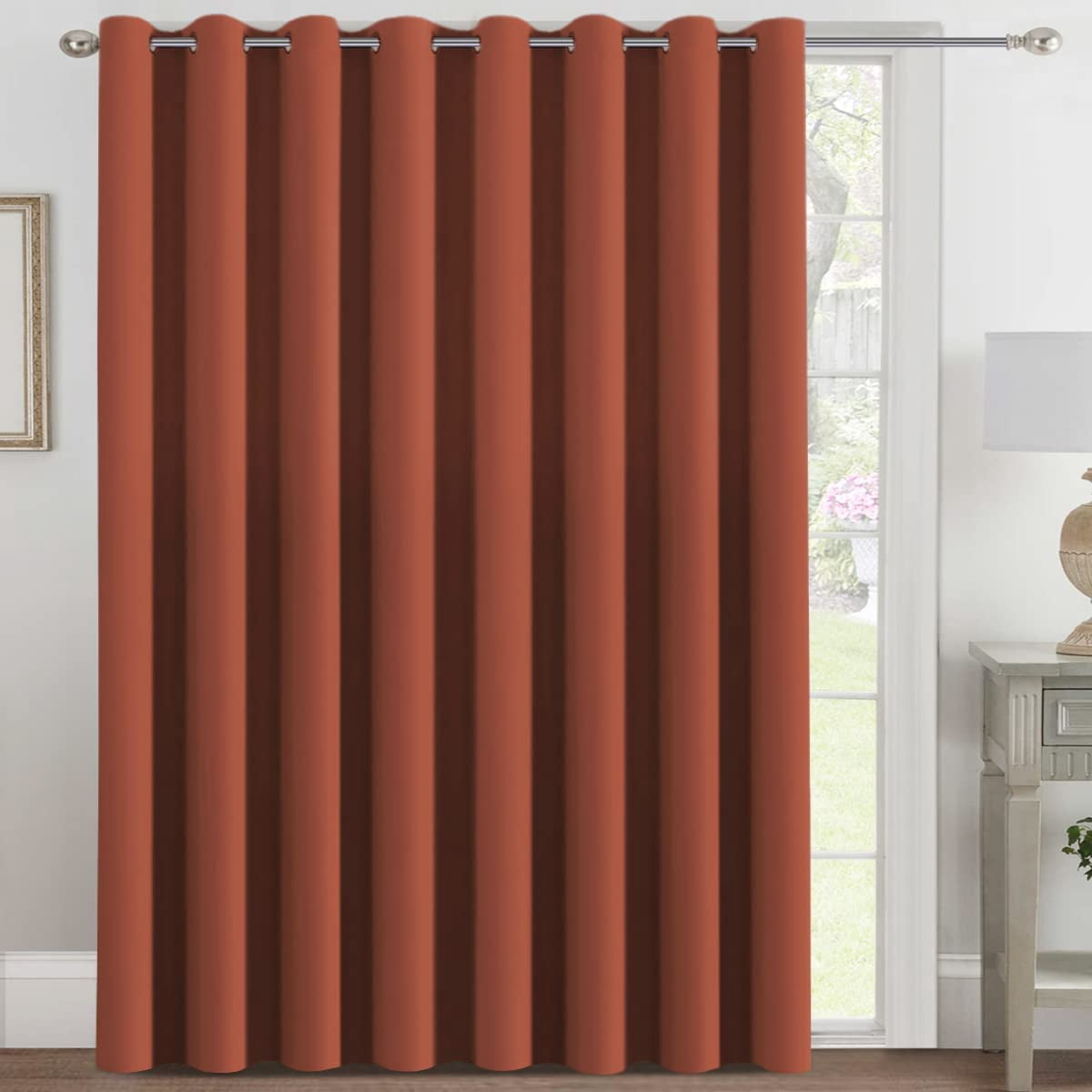 CHUNTIAN 100% Blackout Curtains for Bedroom Black Out Curtains 96 inch ...
