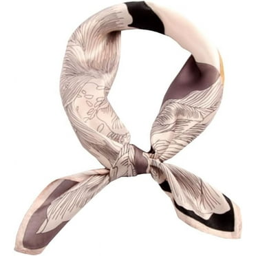 CHUNTIAN 100% Mulberry Silk Neck Scarf 21"x21" Small Square Scarfs for Women Gift Packed