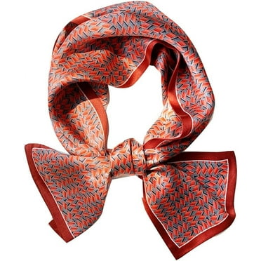 CHUNTIAN 100% Mulberry Silk Scarf for Women 59”*6.3” Long Headscarf Neck Scarf Hair Wraps and Shawls with Gift Packed
