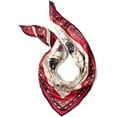thumbnail image 1 of PTSPLLMY 100% Pure Mulberry Silk Scarf 35" Large Square Lightweight Headscarf –Women’s Hair Wraps-With Gift Packed, 1 of 7