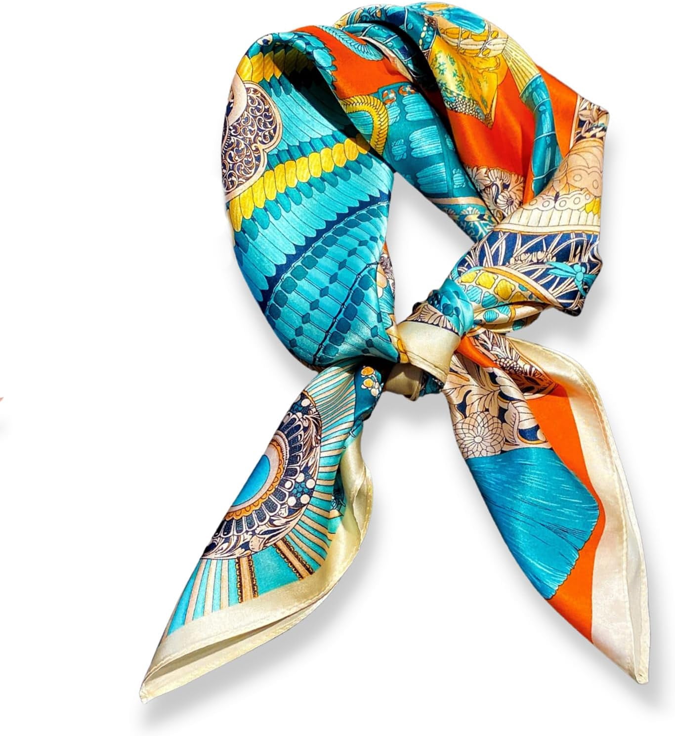 CHUNTIAN 100% Pure Mulberry Silk Square Scarf 27 display picture 2