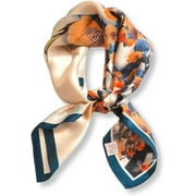 CHUNTIAN 100% Pure Mulberry Silk Square Scarf 27"x27" Women Neckerchief Headscarf Gift Packed