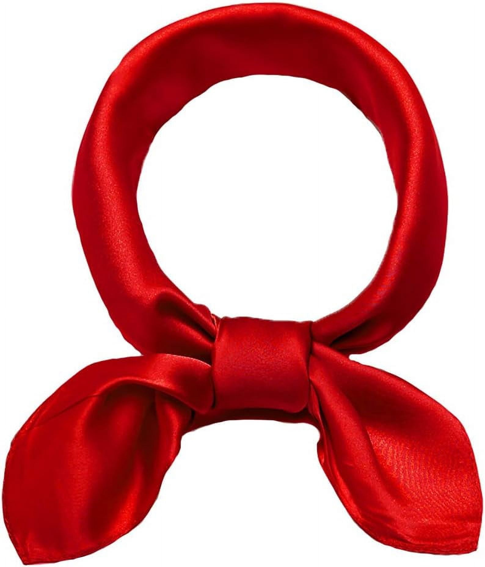 PTSPLLMY 100% Real Mulberry Silk Scarf -21'' x 21''- Lightweight ...