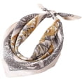 thumbnail image 1 of PTSPLLMY 100% Real Mulberry Silk Scarf -21'' x 21''- Lightweight Neckerchief –Women Men Small Square Digital Printed Scarves, 1 of 7