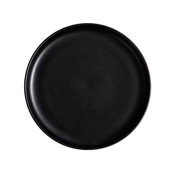 CHUNTIAN 1PC Ceramic Dinner Plates Beef Flat Plate Tableware Round Solid Color Dessert Dish Simple and Creative Salad Cutter Dishes