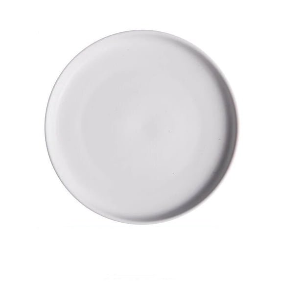 CHUNTIAN 1PC Ceramic Dinner Plates Beef Flat Plate Tableware Round Solid Color Dessert Dish Simple and Creative Salad Cutter Dishes