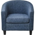 thumbnail image 1 of CHUNTIAN 2 Pieces Club Chair Slipcover Stretch Waterproof Tub Chair Slipcover Armchair Covers Sofa Cover Removable Round Barrel Chair Covers Couch Furniture Protector Cover for Living Room, A43, 1 of 5