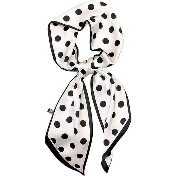 CHUNTIAN 27.5" Mulberry Silk Like Head Scarf Women's Fashion Square Neck Satin Scarfs for Bag Hair Scarves Gift