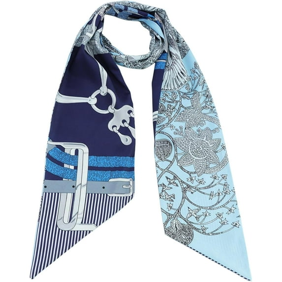 CHUNTIAN 27.5" Mulberry Silk Like Head Scarf Women's Fashion Square Neck Satin Scarfs for Bag Hair Scarves Gift