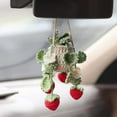 thumbnail image 1 of CHUNTIAN Cute Crochet Plant for Car Rear View Mirror,Boho Handmade Car Mirror Hanging Accessories for Women Girls,Green Car Interior Aesthetic Decor Truck Hanger Ornament Charm for Men, 1 of 6