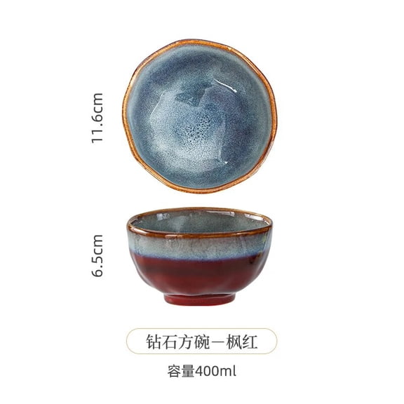 CHUNTIAN Japanese Retro Irregular Tableware Home Ceramic Fruit Plate/bowl/dish Set Ceramic Plate Tableware Kitchenware Birthday Party