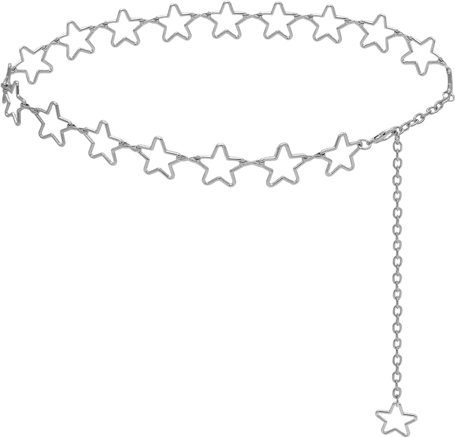 ladies dress waist chain belt