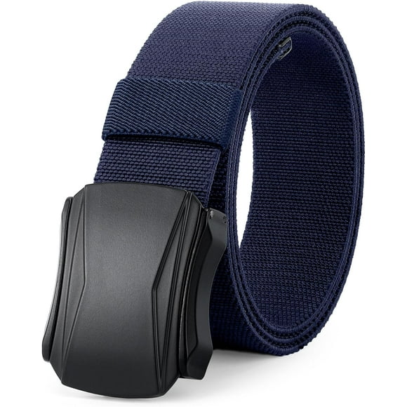 CHUNTIAN Men's Belt, Military Tactical Stretch Nylon Belt For Pants Webbing Belt For Hiking Hunting