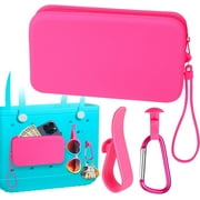 CHUNTIAN Mity rain Silicone Wallet for Bogg Bag Phone Holder, Accessories Set for Bogg Bag Contain 2PCS Key Holder and a Large Capacity Silicone Zipper Bag for Beach Bags Tote Bag