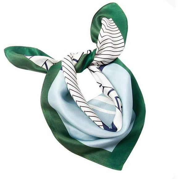 Mulberry Silk Scarfs Women Small Square Scarf 21" x 21" Breathable Lightweight Neckerchief Headscarf