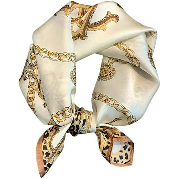 CHUNTIAN Mulberry Silk Scarfs Women Small Square Scarf 21" x 21" Breathable Lightweight Neckerchief Headscarf