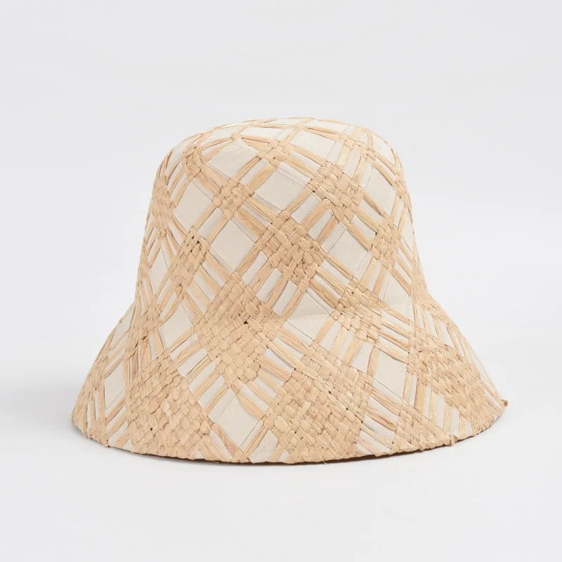 Bucket Hat Handmade Raffia Hats CHUNTIAN New Raffia Straw Bucket