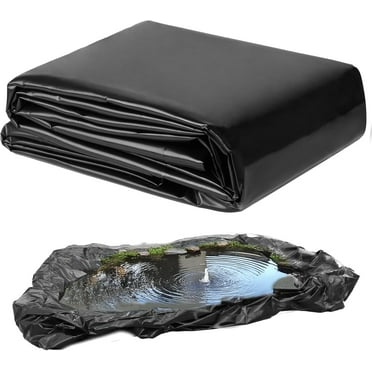 CHUNTIAN Pond Liner 13 x 17 FT, LDPE Pond Liners for Outdoor Ponds, 20 Mil Thickness, Easy Cutting Fish Pond Liner, Flexible & Durable Pond Liner for Aquaculture, Koi Ponds, Water Garden