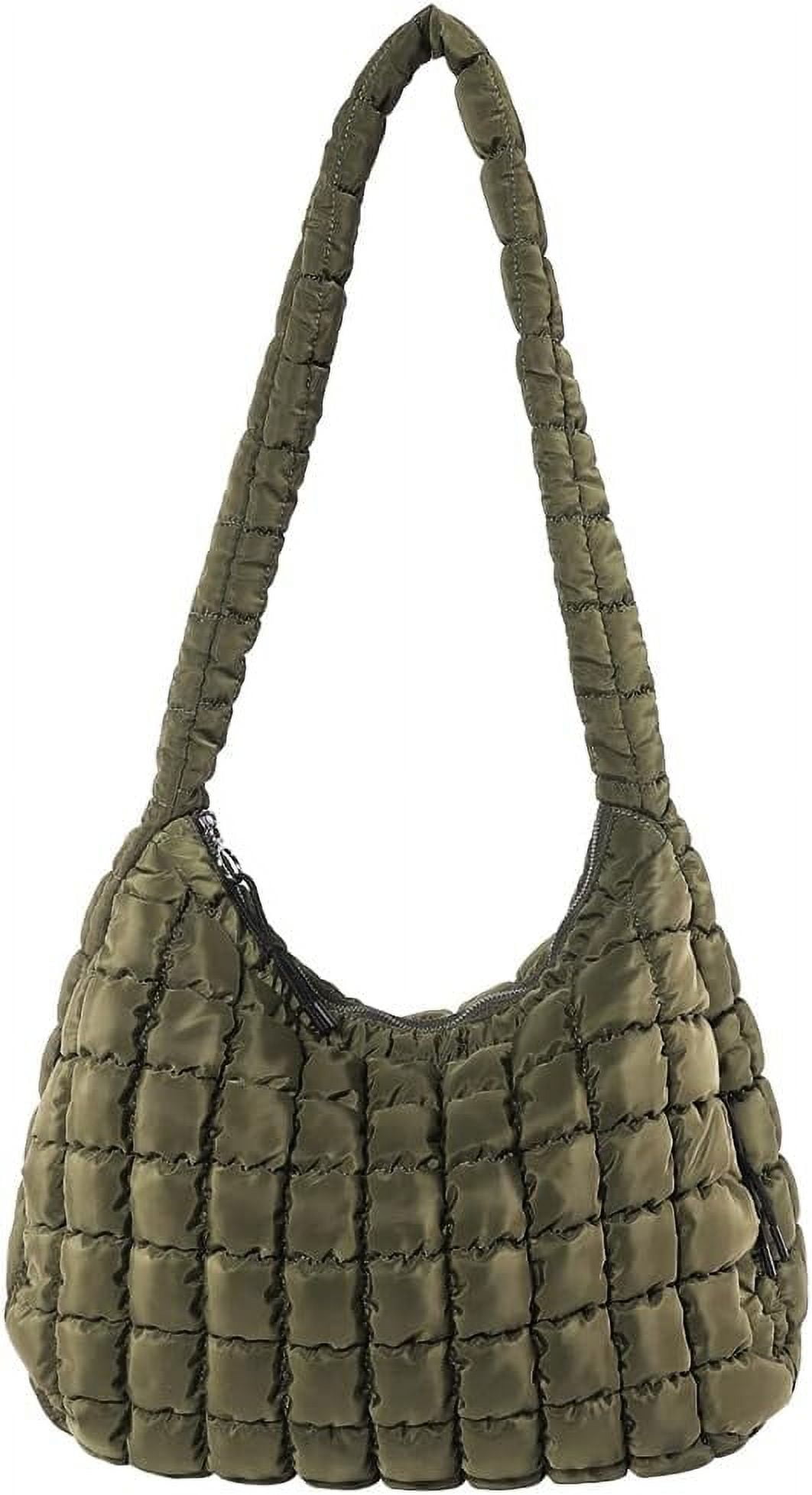 Quilted Puffer Convertible Tote Bag main image 0