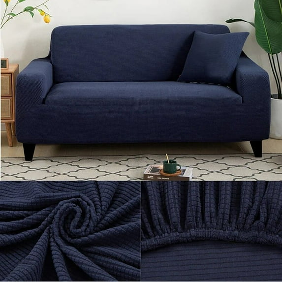 CHUNTIAN Sofa Cover for Living Room Thick Elastic Polar Fleece Cover for Sofa Couch Armchair 1/2/3/4 Seat L Shaped Corner Sofa Cover