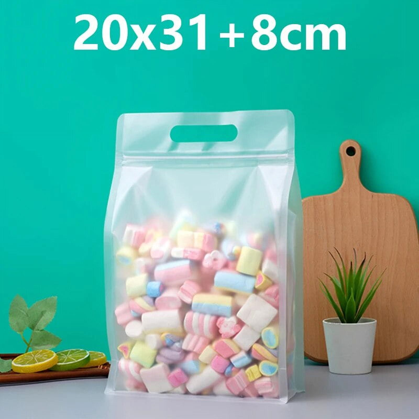 CHUNTIAN StoBag 50pcs Food Packaging Ziplock Bags with Handle